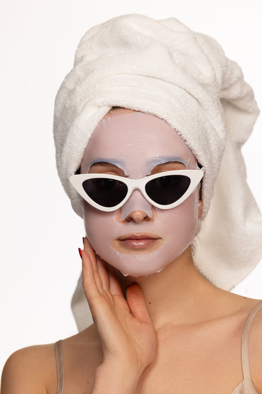 Aufhellende Maske mit Bioenzymen